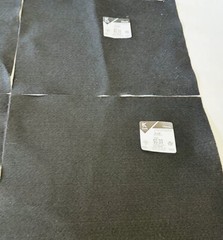 Kunin Felt Black 9×12” Sheets Qty 6 100% Recycled Purified Plastic Bottles NEW!