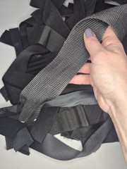 2″ Nylon Lot Length 114″ Total Different Lengths/ Thickness