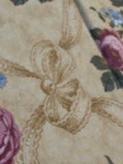 Bed Of Roses Fabric Floral Mauve Pink Green Gold Blue French Country 54″X 2 Yrd+