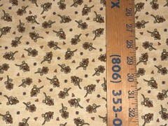By 1/2 Yd “Seeds of Faith” Flowers Hearts Stars Cotton Fabric by Henry Glass