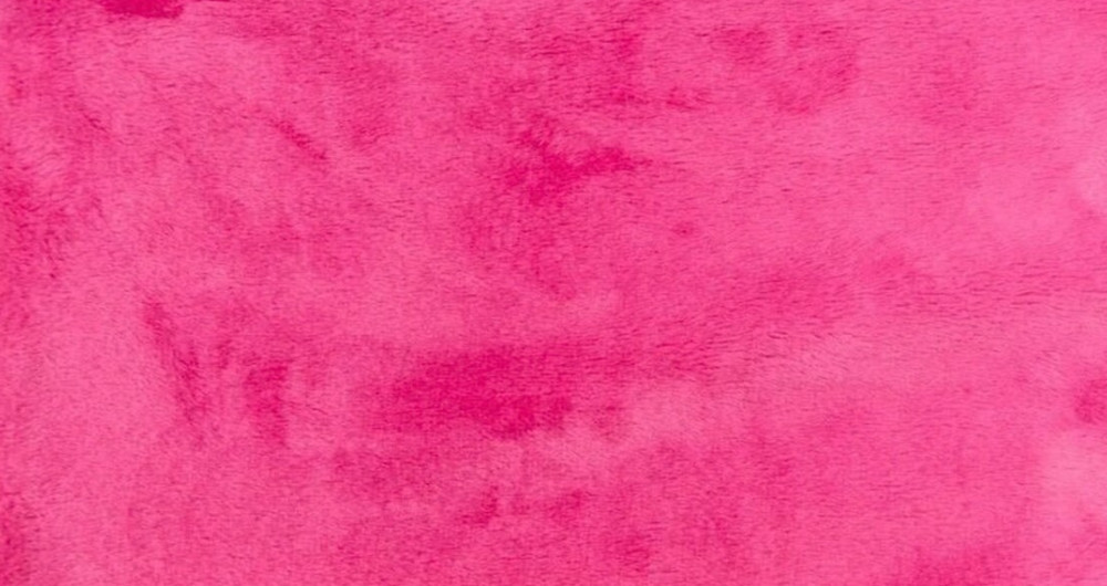 Minky HOTPINK solid Soft fur cuddle fabric By The Yard 60” Wide