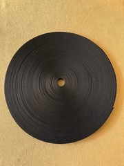 Black Polypropylene 5/8″ Webbing 100 Yard Roll Free Shipping