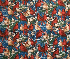 Lot of 6 Pieces Cotton Christmas Fabric Sewing Quilting 10.5 Yards