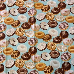 DOUGHNUTS Maria Kalinowski Benartex Kanvas Studio Fabric 1 YARD