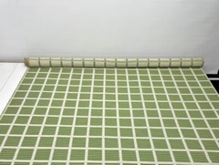 BALLARD DESIGN HAMILTON GREEN InsideOut® CHECK STRIPES FABRIC BY THE YARD 55″W