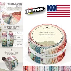 Waterlily Pond Quilting Strips 2.5 Inch Wide Precut Fabric for DIY Projects