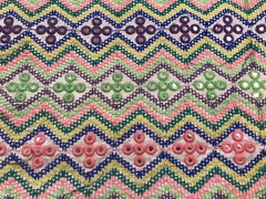 Multicolor embroidery Sequins Lace Fabric 44” Width Sold By The Yard