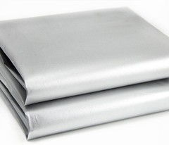 Elegant Black & Silver Blackout Fabric – Lightweight, 1 Yard with UV Protection