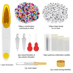 400+Pcs Friendship Bracelet String Kit Making small, 1 box