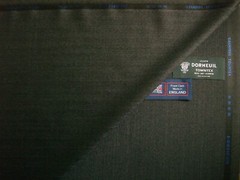 DORMEUIL 95% WOOL+ 5% CASHMERE “VINTAGE” SUITING FABRIC “cashmere TOWNTX”- 3.4 m