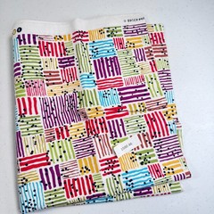 windham quilting cotton fabric stripes squares multicolored 38×43 1 yards
