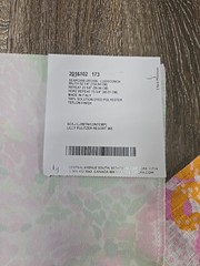 Lilly Pulitzer Lee Jofa Urchin Bimini Fabric Remnant Samples Linen Polyester