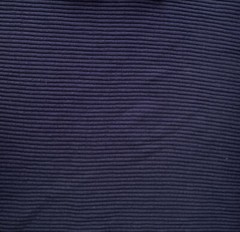 Cotton Spandex 4×4 Rib Knit Fabric by the Yard Navy 10/20