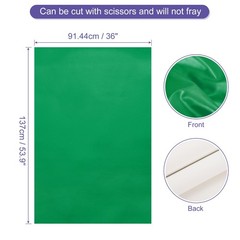 PU Faux Leather Fabric 1 Yards Synthetic Leather Material, Green