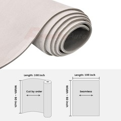 Beige Suede Headliner Fabric Foam Backed for Car Roof Liner Upholstery 108″x60″