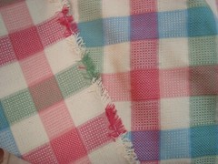 Vtg 1 of 6 yd Tartan Plaid Fabric 9 oz Cotton Party Drapery 57″ x 36″ BTY