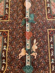 Vintage Springs Industries Fabric Victorian Carousel for Pillow Panels Quilts