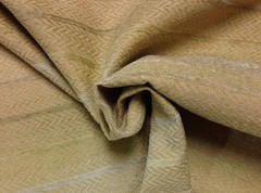 RICHLOOM MONTESSORI BISQUE ZIG ZAG CHENILLE TAN HEAVY FABRIC BY THE YARD 56″W