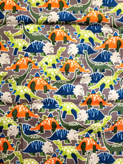 Kanvas Studio Dinosaurs Dino-Glow Greta Lynn Cotton Fabric 15″ X 44″ Benartex