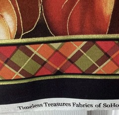 Timeless Treasures Pumpkin Harvest Thanksgiving Quilt Panel 23×43”+ (8) Squares