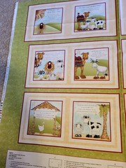 Do You See What I See Nativity Henry Glass Cotton Fabric Book Panel