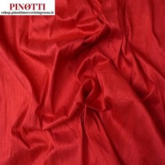 Shantung Dupion Fabric Fabric Red Pure Silk 100% Sale by the Meter High Cm 137