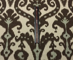 LACEFIELD DESIGNS MARRAKESH COBBLESTONE BROWN BLUE BATIK IKAT FABRIC BY THE YARD