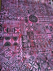 Tropical Hawaiian Print Poly Cotton Fabric Aloha Shirt Dress 60″ PURPLE yardage