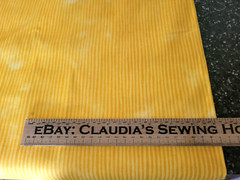 Wavy Stripe Print BTY Fabric Traditions Tonal Bright Orange / Yellow FLAWS