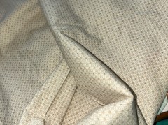 Marcus Bros. Textiles, Inc. Fabric 2 Yards Plus 98×45 Beige Pattern Vintage