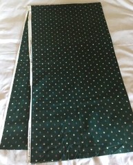 2.33 Yards Paul Kaufmann Baskets Dots Cotton Fabric Green Colorworks