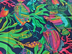 Hoffman Fabric ~ “Hawaiians for Real” ~ Ocean Tropical Fish ~ 3 .80 Yds x 44”