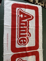 Vintage Fabric 1982 Springs Industries ANNIE pillow Pattern 6153