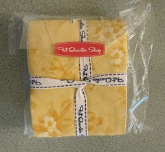 The Fat Quarter Shop – Yellow Background Floral – New, In Package