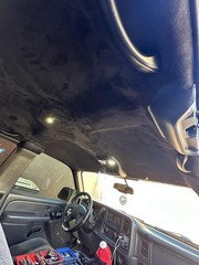 Black Suede Headliner Material – 120″ x 60″ – Tube Packaging^-~
