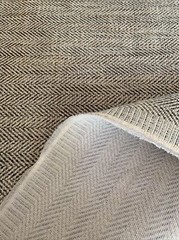6 Yds Pindler Ardsley Chevron Woven Backed Upholstery Fabric Slate 6308