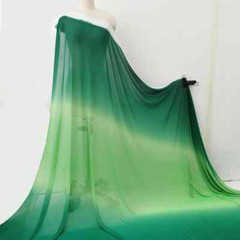 Dancing Ombre Tulle 58” Wide By Yard Polyester Stretch Mesh Fabric Gradient Net