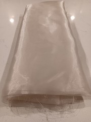 Semi Sheer White Organza, Polyester – 1 3/4 Yds X 60″ RMB Collectables