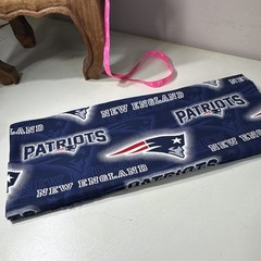NFL New England Patriots cotton Logo Fabric Blue Red White 2 yards