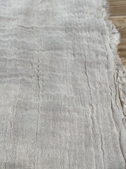 Cotton Gauze Organic Crinkle Cheesecloth Fabric By 2 Yards Undyed / 70 inches