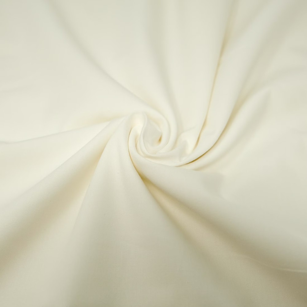 Roc-Lon 107/108” Unbleached Crease Resistant Poly/Cotton – 5 Yard Cut