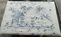 3+ yds Quadrille: China Seas Lyford Print in Mixed Blues