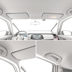 Suede Auto Headliner Fabric with Foam Backing – Interior 120″ L × 58″ W Gray