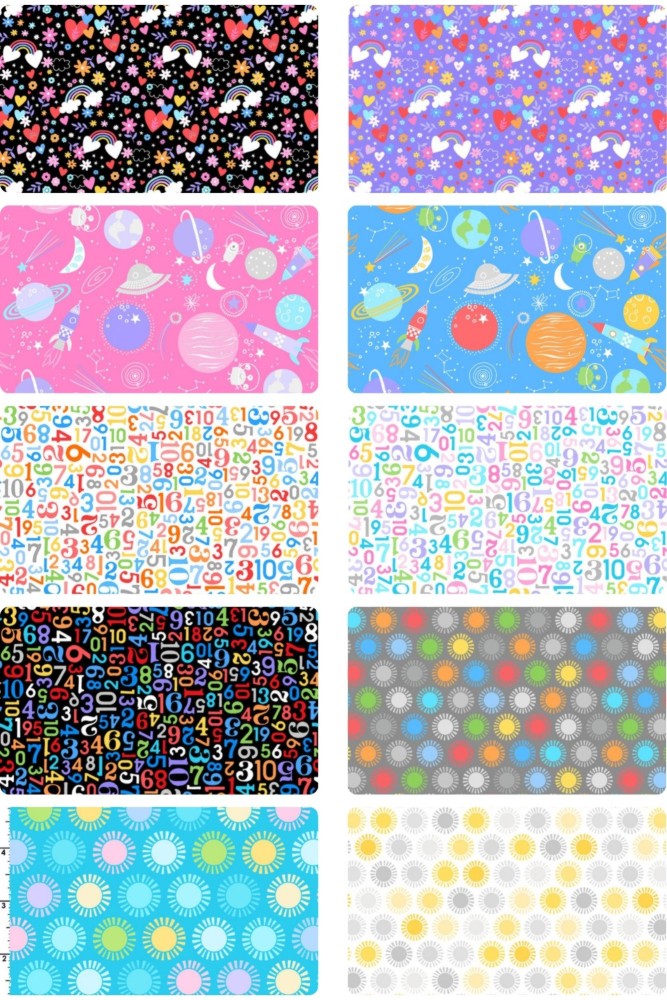 Assorted Playtime Flannel Flat Fold Assortment 10 Yard Bundle