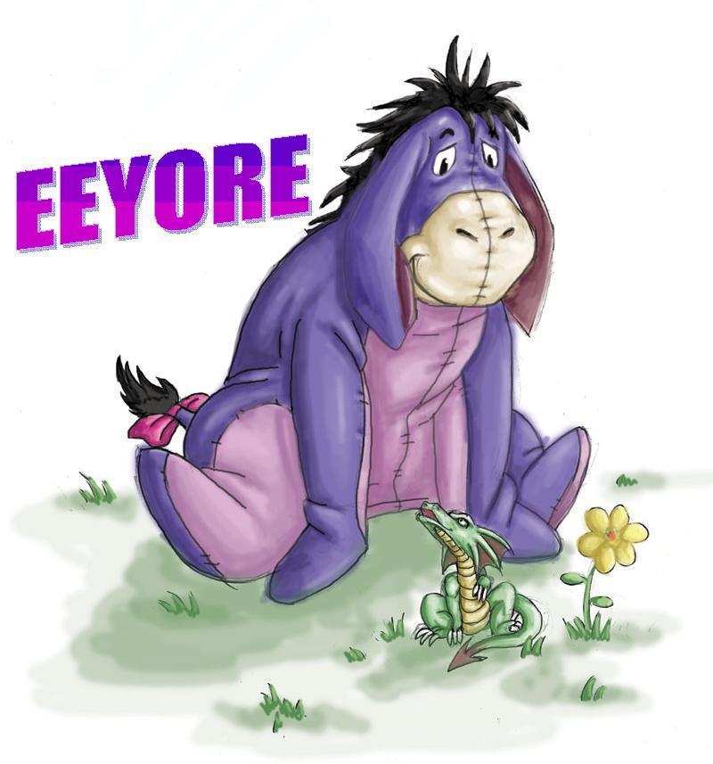 Eeyore # 10 – 8 x 10 – T Shirt Iron On Transfer