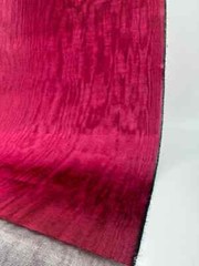 Burgundy Silk Moire Fabric By The Meter, Watermark Patterned Shantung.