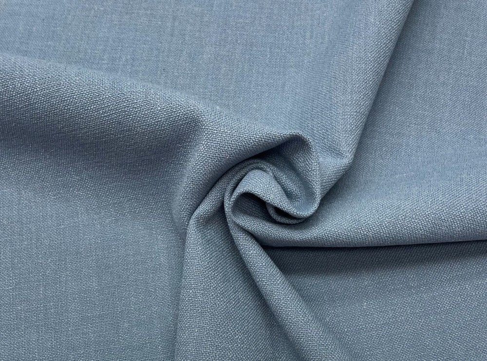 BALLARD DESIGNS LINDEN OXFORD BLUE CRYPTON® PERFORMANCE FABRIC BY YARD 54″W