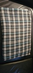 Vintage Green/black /white/red Multi Plaid Cotton Flannel Fabric Tartan 4 Yards