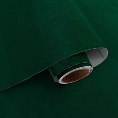 15.7”X78.7” Self Adhesive Dark Green Velvet Fabric Felt Roll Velvet Drawer Lin