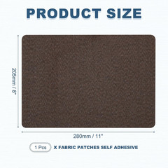 8×11 Inch Linen Repair Patches, Self-Adhesive Fabric Patch for Sofas Tote Bag…
